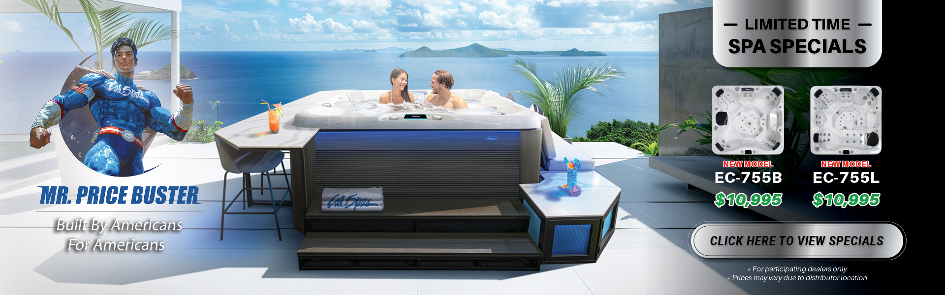 Calspas hot tub being used in a family setting - Vellinge